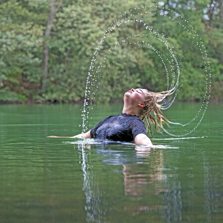 Reflectie in het water