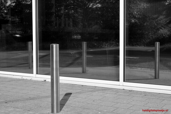 reflectie in raam