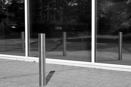 reflectie in raam