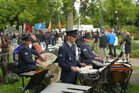 Ritme-sectie Koninklijke Militaire Kapel Johan Willem Friso