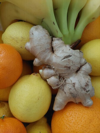 Colourful fruit