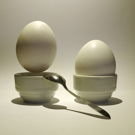 Eat your egg or else...