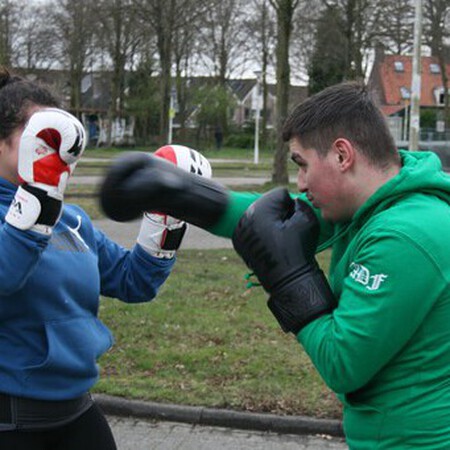 Boxing couple