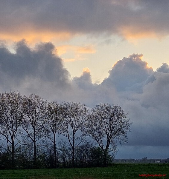 Sunny Evening Clouds