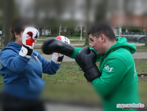 Boxing couple