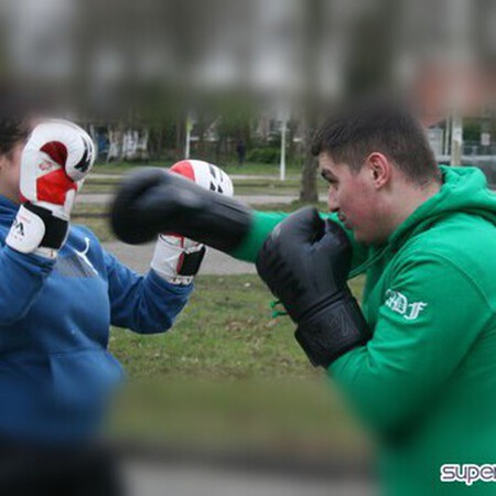 Boxing couple